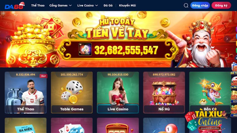 Giới thiệu sơ lược về nhà cái DA88