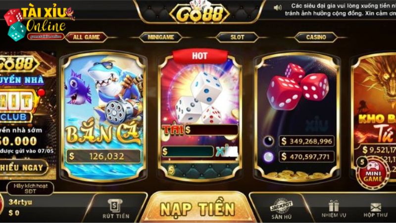 Những đánh giá của game thủ về cổng game Go88