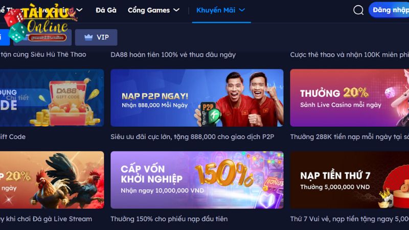 Quy định chung khi tham gia khuyến mãi DA88