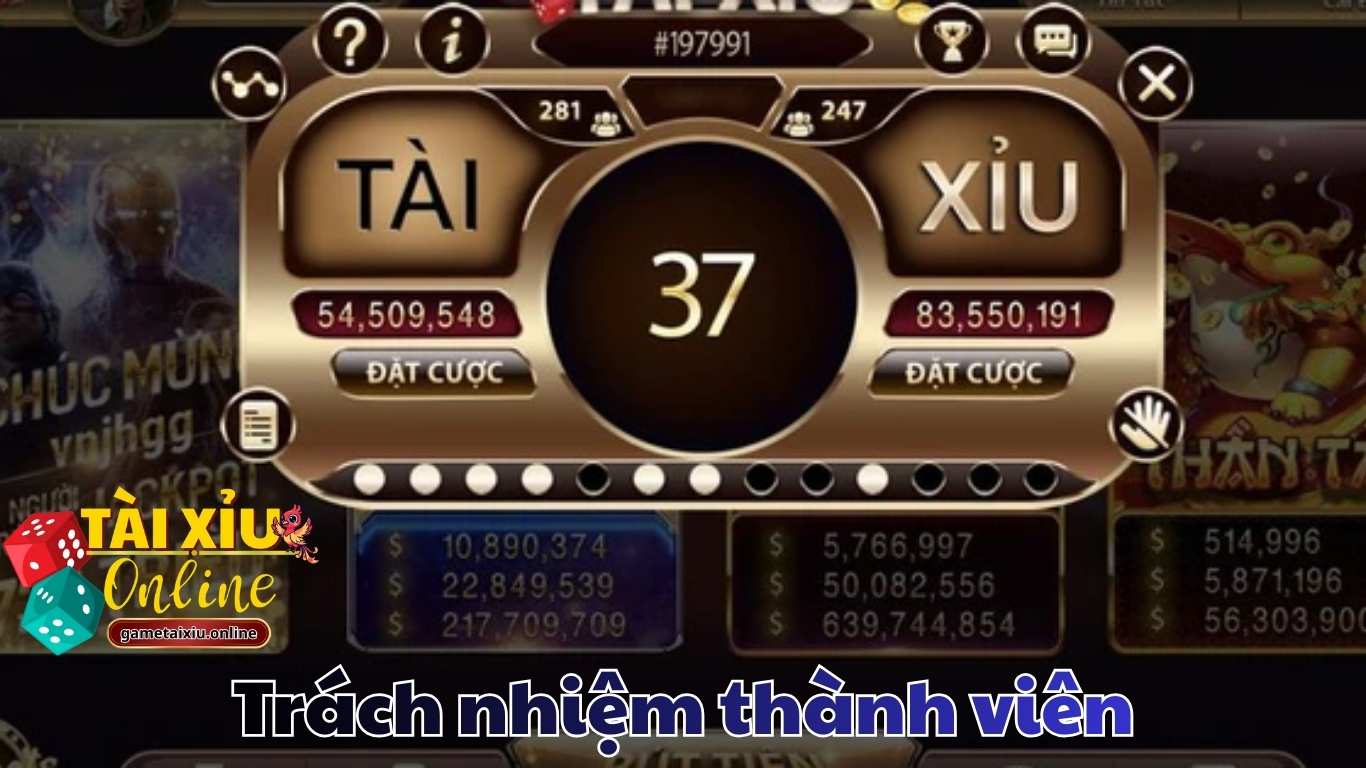 Trách nhiệm thành viên khi tiếp cận các thông tin trên Tài Xỉu Online