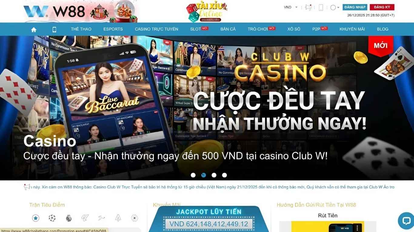 Giới thiệu về nhà cái W88